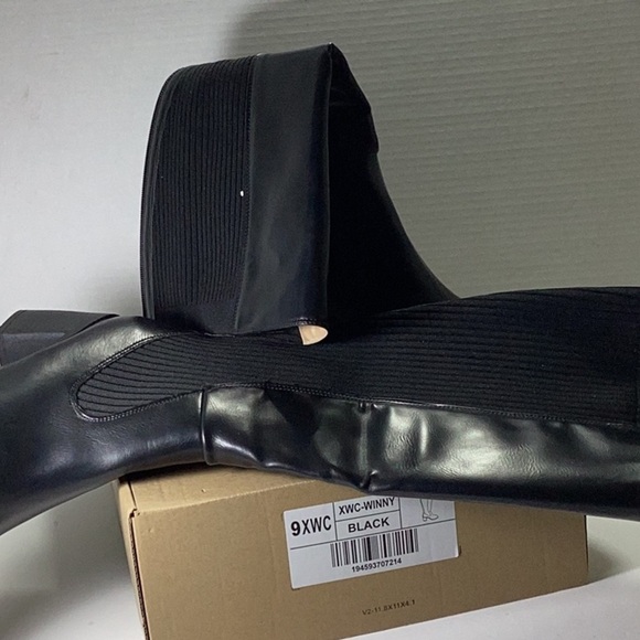 Women's Winny Wide Calf Boots - Picture 8 of 9